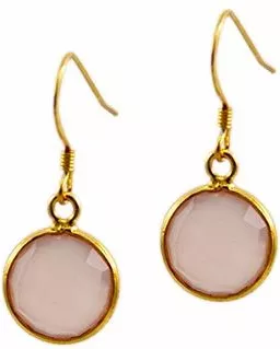 Σκουλαρίκι Krama Jewels  Ασήμι Επιχρυσωμένα με Πέτρες