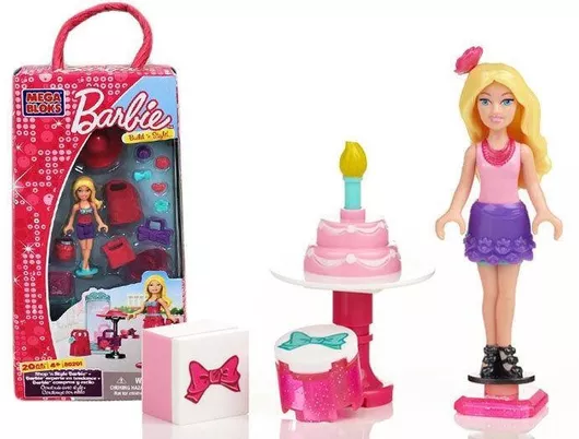 Τουβλάκι Mega Bloks Barbie & Friends (Διάφορα Σχέδια) 1τμχ