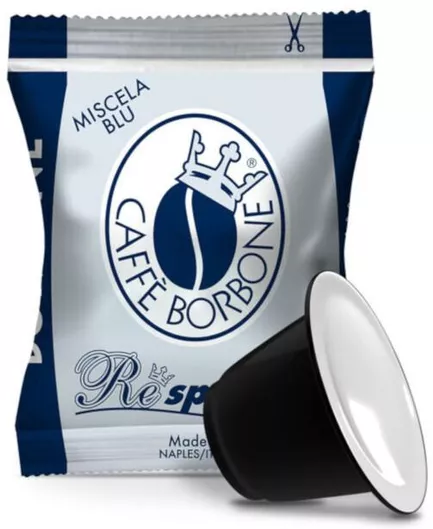 Caffe Borbone Κάψουλες Espresso Miscela Blu Συμβατές με Μηχανή Nespresso 50caps