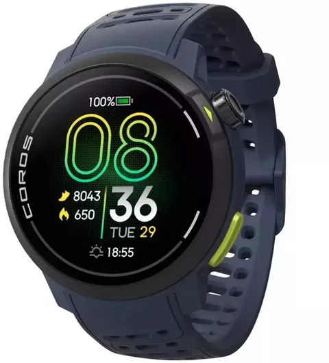 Coros Pace Pro GPS 46mm Smartwatch με Παλμογράφο Μπλε