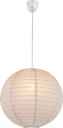 Globo Lighting Varys Κρεμαστό Φωτιστικό Λευκό Μπάλα με Ντουί E27 400x400x360εκ.