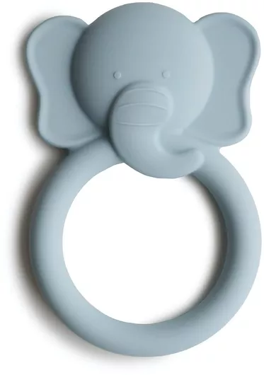 Μασητικός Κρίκος Οδοντοφυΐας Mushie Elephant Χωρίς BPA από Σιλικόνη για 3 m+