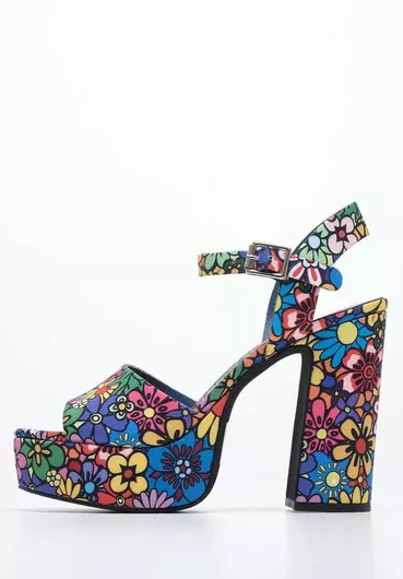 Jeffrey Campbell Υφασμάτινα Πέδιλα Πολύχρωμα