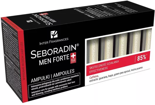 Αμπούλες Μαλλιών Inter Fragrances Seboradin Med Forte κατά της Τριχόπτωσης για Άνδρες 14x5.5ml 7025633