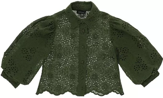 Πουκάμισο Κοντομάνικο Monnalisa Fashion S.Gallo 495304 5013-0023 Κορίτσι