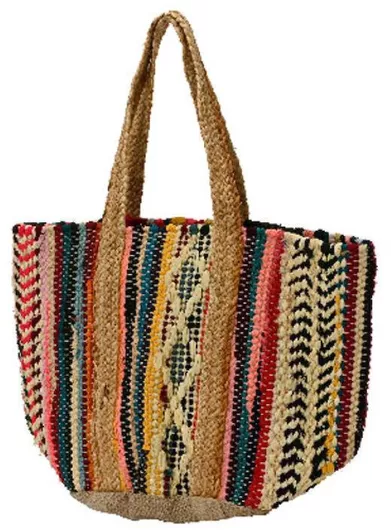 Τσάντα για Ψώνια Απο Ανακυκλωμενα Υλικα 60cm 60x60x40cm Σχέδιο 2 Kaeming