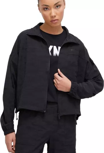 DKNY Κοντό Γυναικείο Μπουφάν για Χειμώνα Μαύρο