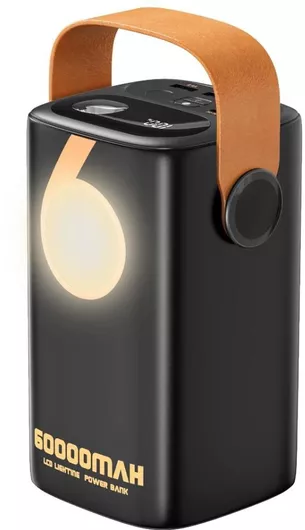 Power Bank Moxom MX-PB131 60000mAh 22.5W με 3 Θύρες USB-A & 2 Θύρες USB-C Μαύρο