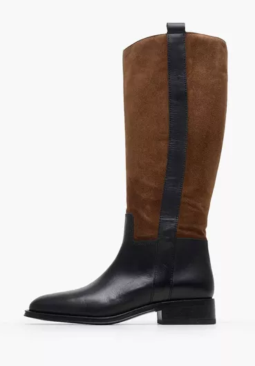 Alpe Δερμάτινες Γυναικείες Μπότες Ταμπά