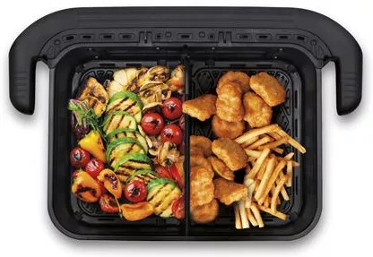 Izzy Air Fryer με Διπλό Αποσπώμενο Κάδο 11lt Μαύρο IZ-8260