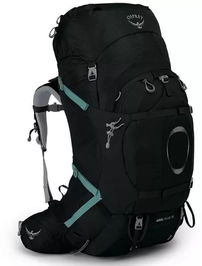 Osprey Ariel Plus 70 Hiking Backpack 70L Black