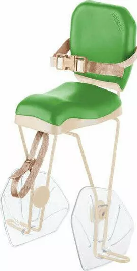 BRN Hello Rear Child Bike Seat Rack Green