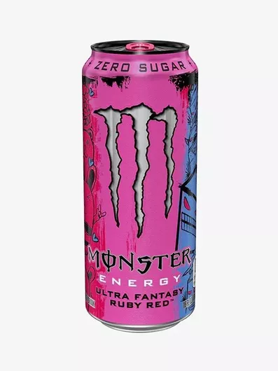Αναψυκτικό Monster Ultra Energy Drink Fantasy Ruby Red με Ανθρακικό 473ml