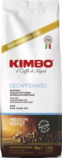 Καφές Espresso Kimbo Decaffeine σε Κόκκους 500gr