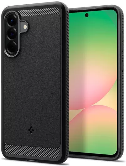 Spigen Rugged Armor Back Cover Σιλικόνης 2mm Μαύρο Galaxy A56