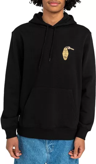 Element Timber Φούτερ με Κουκούλα Μαύρο