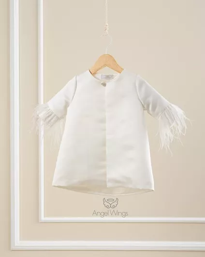 Βαπτιστικό Πανωφόρι Angel Wings Manto