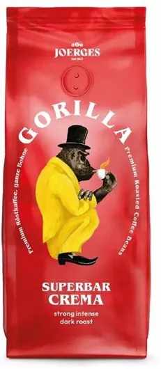 Καφές Espresso Joerges Gorilla Superbar Crema 250g Κόκκους