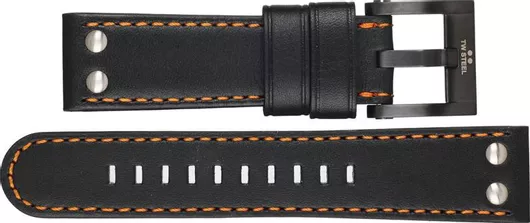 Λουράκι Ρολογιού TW Steel Δερμάτινο Μαύρο 22mm