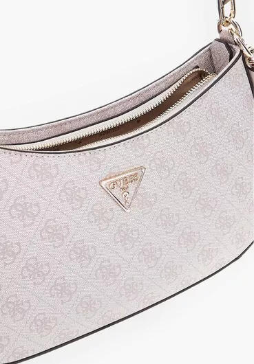 Γυναικεία Τσάντα Ώμου Guess Noelle Λευκό