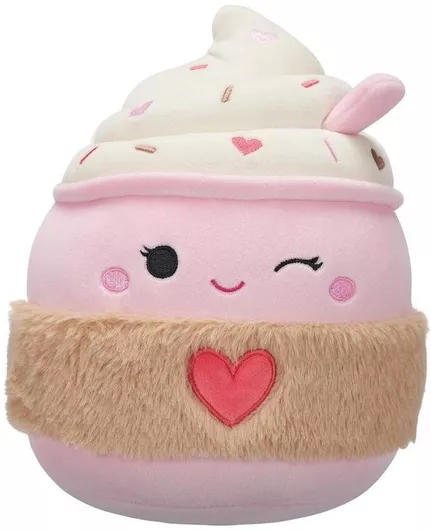 Λούτρινο Squishmallows Valentines Jenny Latte 19cm Plush Jwsq1312