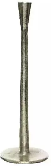 Κηροπήγιο Ασημί 13 X 35cm - Ntampoudis Ntm-221268