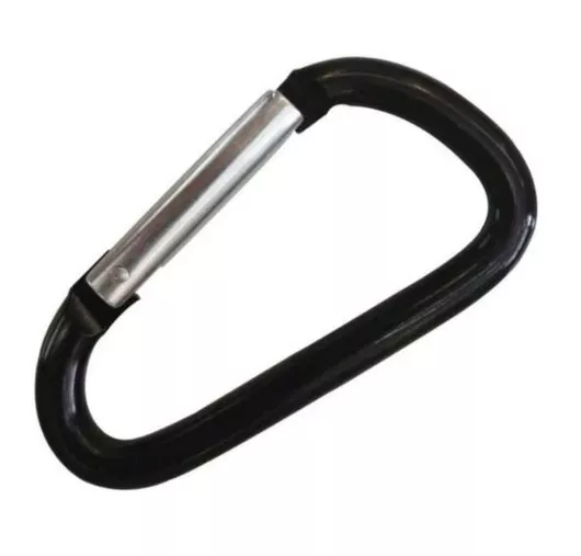 Μπρελόκ Carabiner 4,5cm Μαυρο