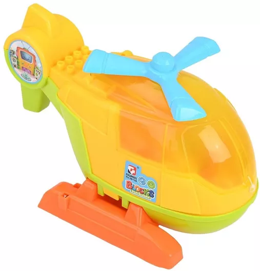 Τουβλάκι Martin Toys Ελικόπτερο για 3+ Ετών 43τμχ