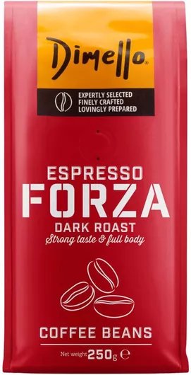 Καφές Espresso Dimello Forza σε Κόκκους 250gr