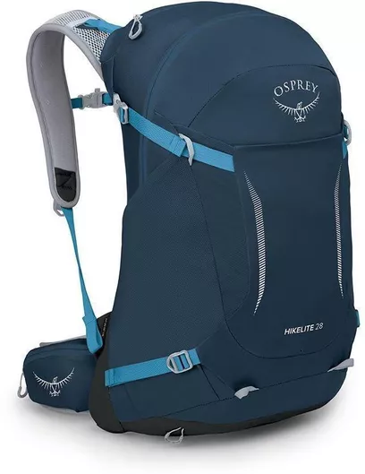 Osprey Hikelite 28L Waterproof Hiking Backpack Atlas Blue