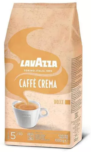 Καφές Espresso Lavazza Arabica Caffe Crema Dolce σε Κόκκους 1kg