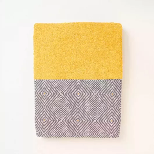 Πετσέτα Κροκί Σχέδιο Εθνικ Γεωμετρικό 80 X 160 Cm - Ntampoudis Ntm-380058