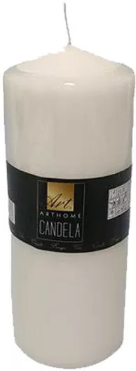 Due esse Διακοσμητικό Κερί 7.5x20cm Λευκό