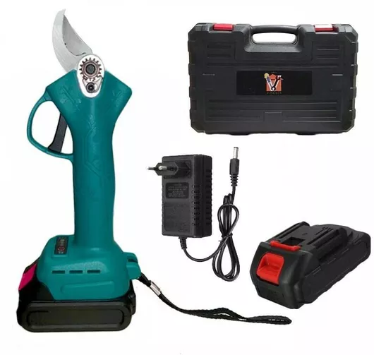 Ψαλίδι Κλαδέματος Μπαταρίας 21V 1x2Ah με Μέγιστη Διάμετρο Κοπής 25mm σε Βαλιτσάκι Μεταφοράς