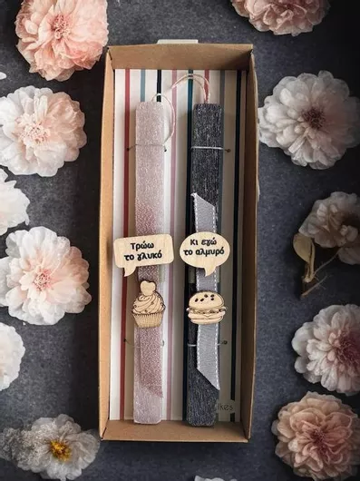 Πασχαλινή Λαμπάδα Στρογγυλή