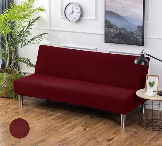 Ελαστικό Κάλυμμα Ehome Καναπέ Κρεβάτι Μπορντό