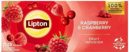 Lipton Τσάι Φακελάκι 20x1.6gr Βατόμουρο & Φίγγι 1-52561