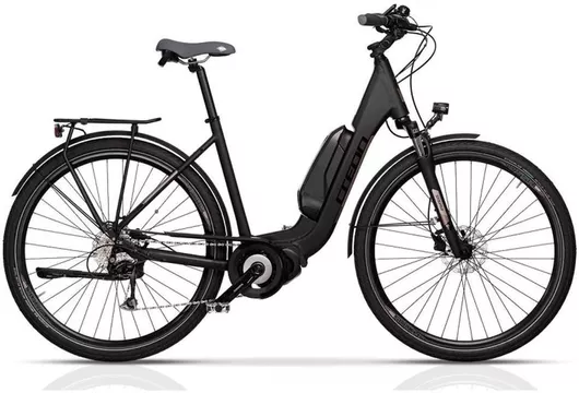 Ηλεκτρικό Ποδήλατο Shimano 28" 2025 Μαύρο Πόλης με Ταχύτητες