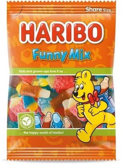 Haribo Funny Mix Gummies 185g