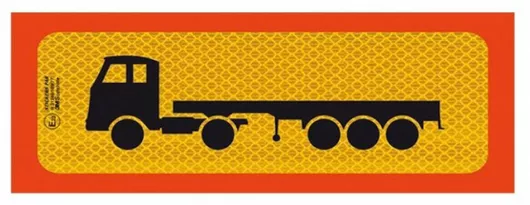 3m Reflective Sign 'Platform Trailer' 50x20cm 3m 3.851-333