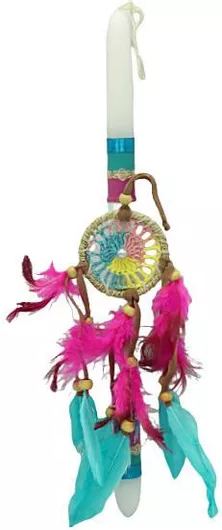 Πασχαλινή Λαμπάδα Στρογγυλή Ονειροπαγιδα