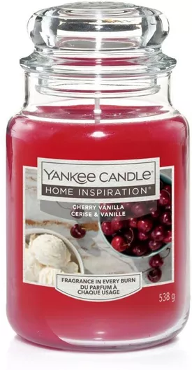 Αρωματικό Κερί Yankee Candle σε Βάζο με Άρωμα Cherry Vanilla 538gr