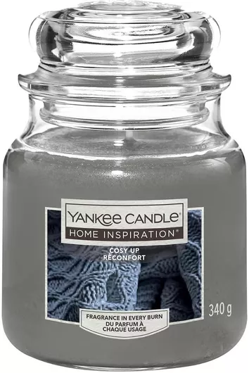 Αρωματικό Κερί Yankee Candle σε Βάζο 340gr Γκρι