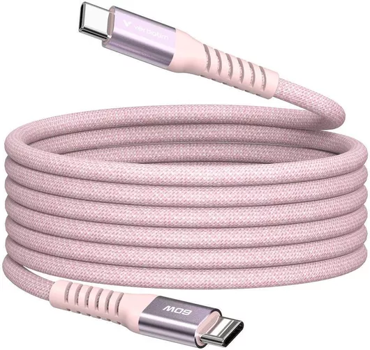Verbatim Magnetic USB 2.0 Cable USB-C male - USB-C 60W Ροζ 1.2m 31853
