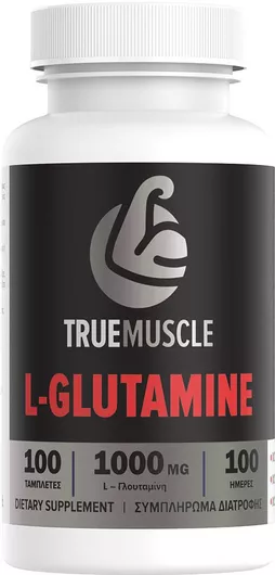 True Muscle True Muscle L-Glutamine 1000mg 100 Κάψουλες