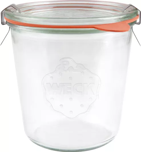 Weck Δοχείο Γυάλινο 580ml 4τμχ color