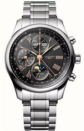 Ανδρικό Ρολόι Longines Master Αυτόματο με Ασημί Μεταλλικό Μπρασελέ