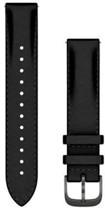 Λουράκι Ρολογιού Garmin Δερμάτινο 18mm Μαύρο