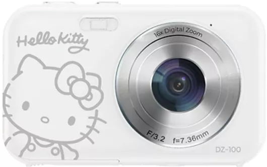 Yashica DZ-100 Hello Kitty Παιδική Φωτογραφική Μηχανή 5MP Full HD 1080pΛευκό