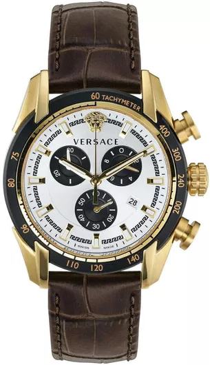 Ανδρικό Ρολόι Versace Μπαταρίας  Καφέ Χρώμα